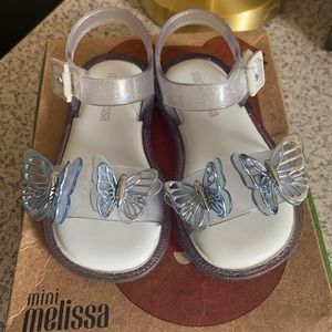 Mini Melissa butterfly jelly sandals